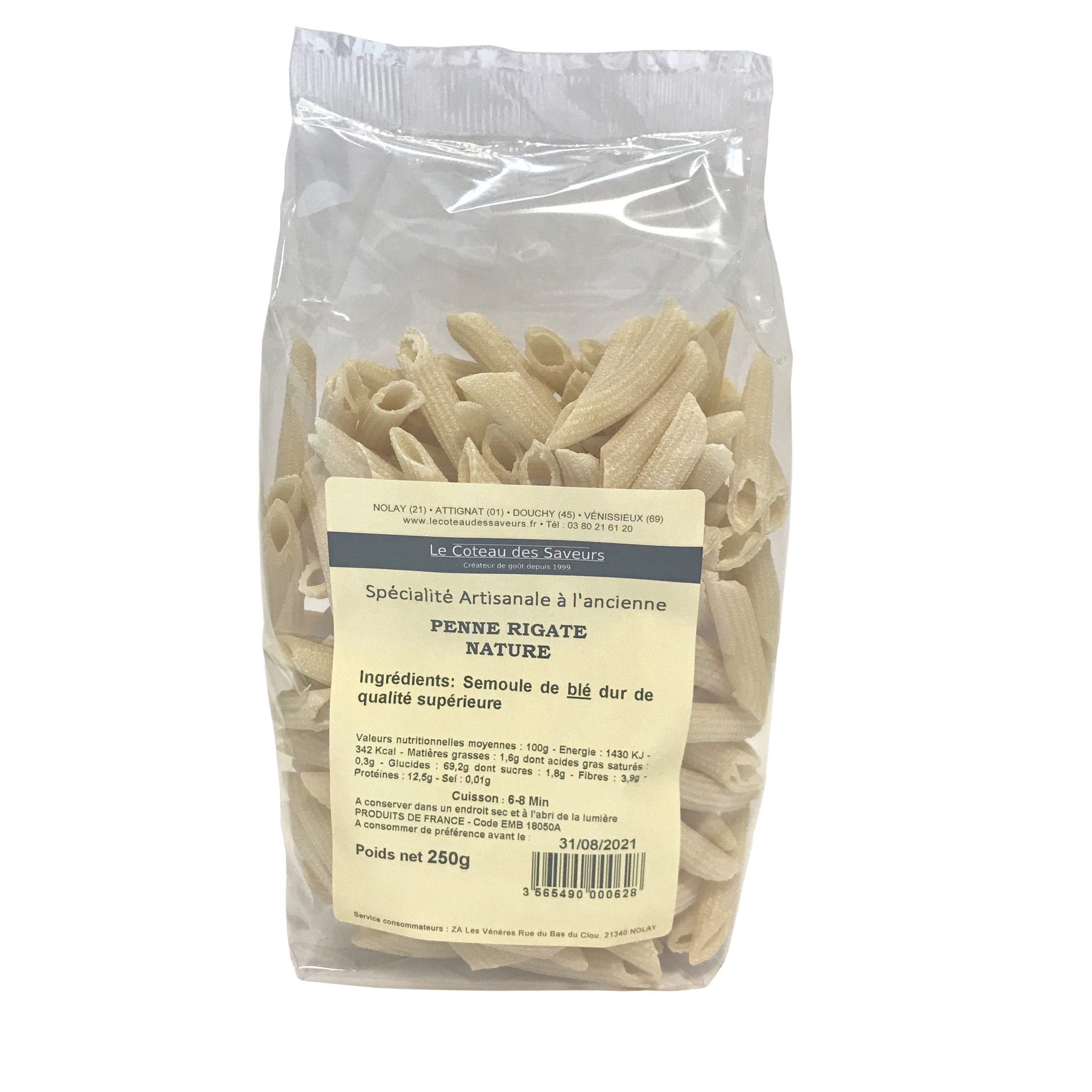 Penne rigate nature - 250 g