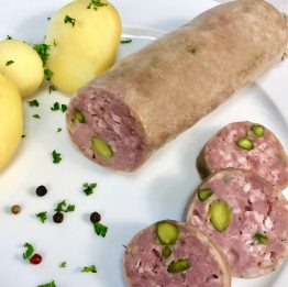 Saucisson à cuire de Lyon pistaché