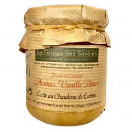Compote ananas/vanille/rhum - 230 g
