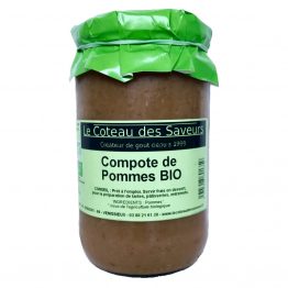 Compote de pommes Bio artisanale - 660 g