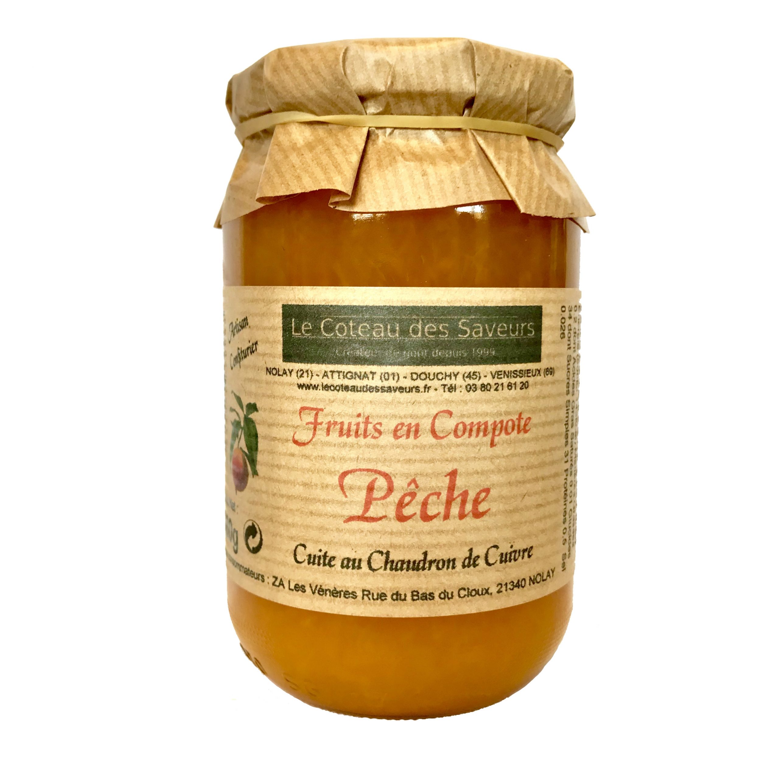 Compote de pêches - 380 g