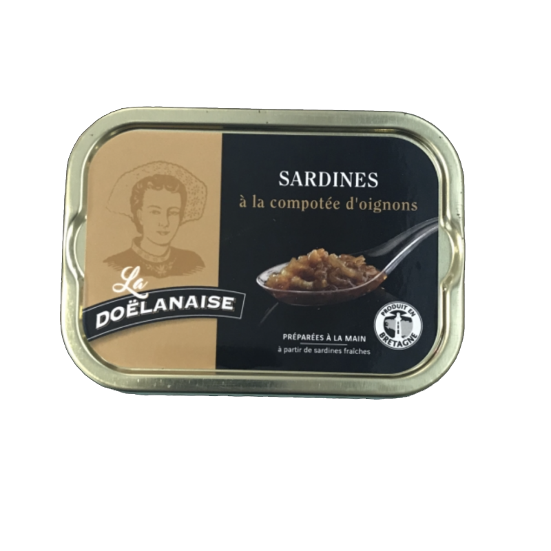 Sardines à la compotée d’oignons