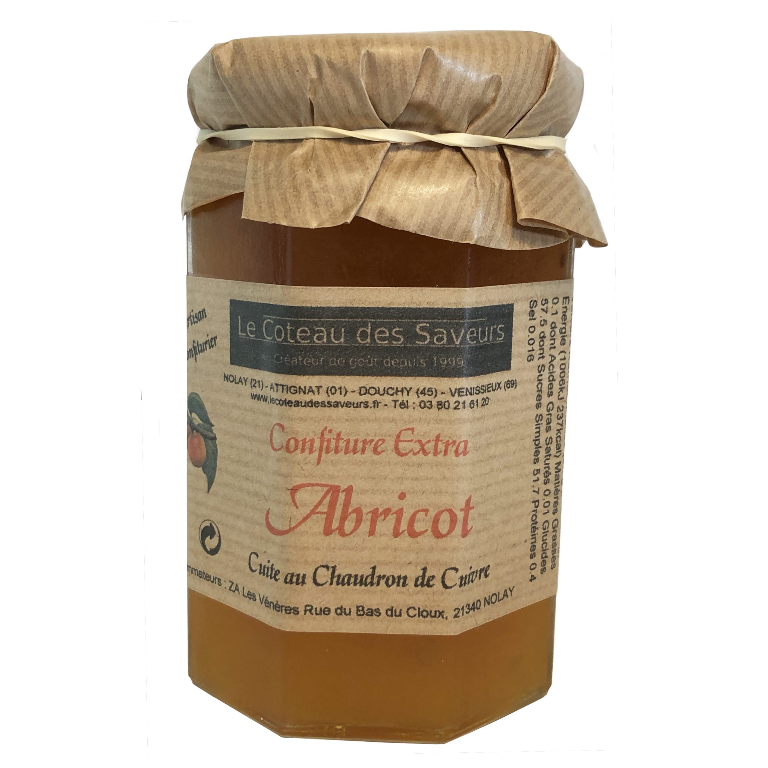 Confiture extra d'abricots - 370 g