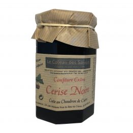 Confiture extra de cerises noires - 370 g